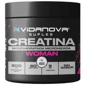 Creatina WOMAN Monohidratada 300g – Rendimiento y Definición Superior