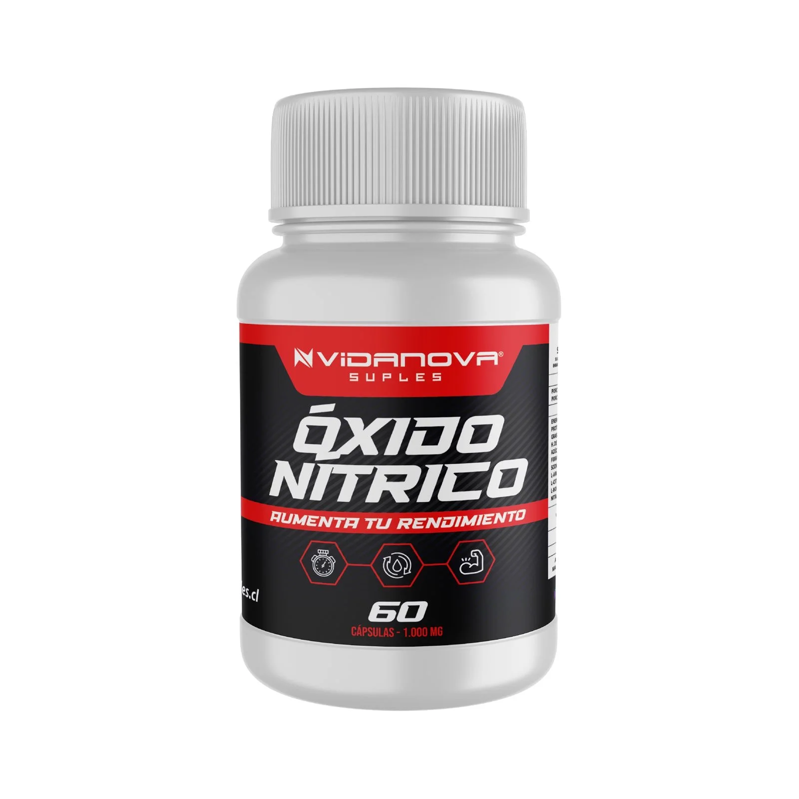 Óxido Nítrico 1000mg: Optimización Vascular y Rendimiento Integral