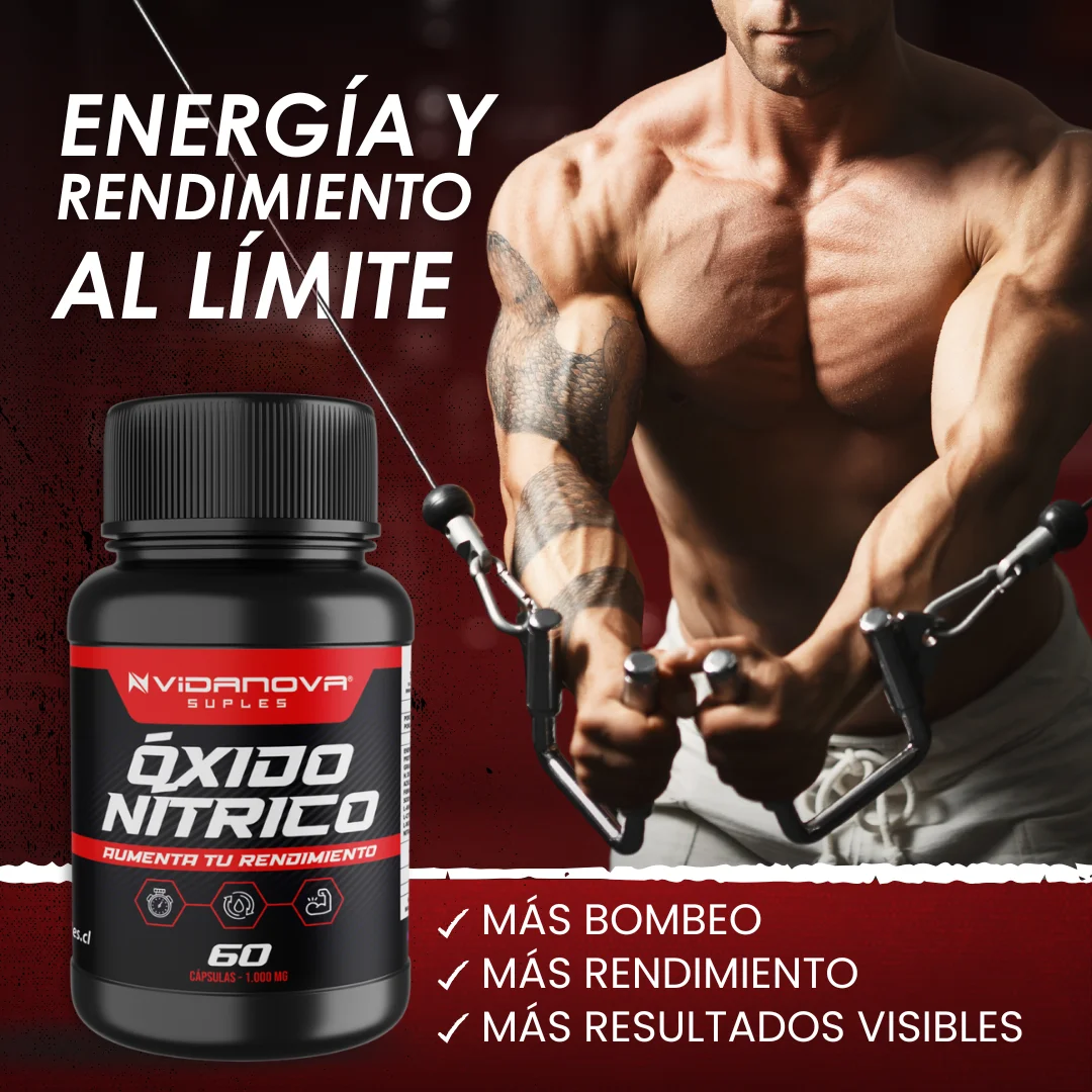 Óxido Nítrico 1000mg: Optimización Vascular y Rendimiento Integral - Imagen 3