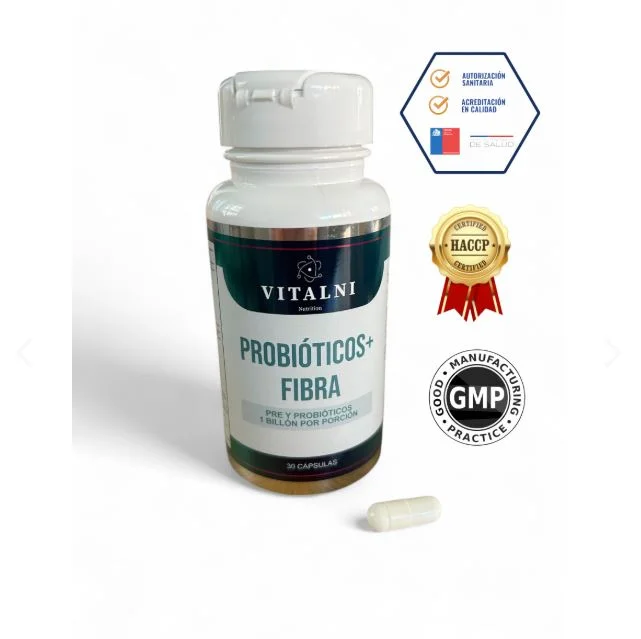 Probioticos y Fibra 30 Caps